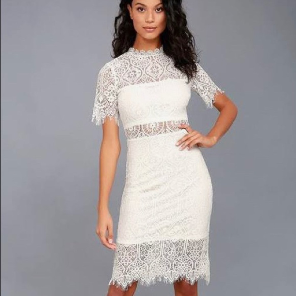 Raspberry Lace Dress from LuLu’s